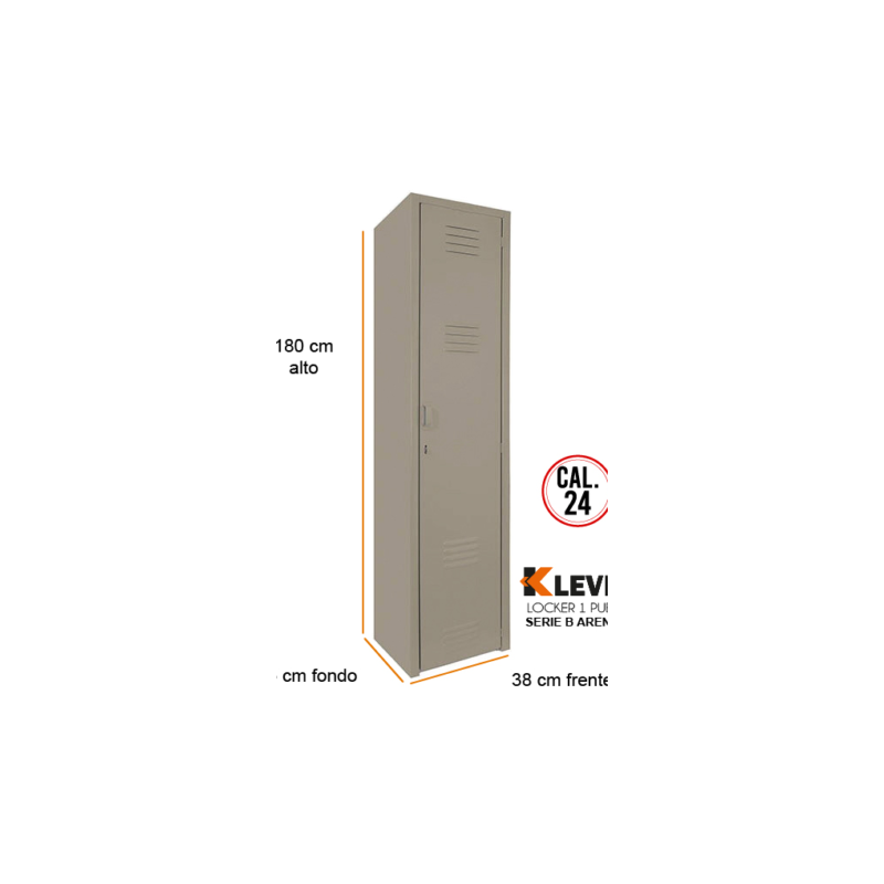 LOCKER 1 PUERTA SERIE B ARENA