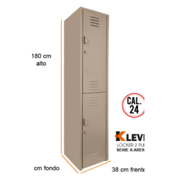 LOCKER 2 PUERTAS SERIE A