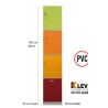 LOCKER PVC 4 PUERTAS SERIE A