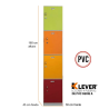 LOCKER PVC 4 PUERTAS SERIE A