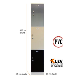 LOCKER PVC 3 PUERTAS SERIE B