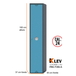 LOCKER PING PONG 1 PUERTA AZ