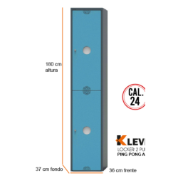 LOCKER PING PONG 2 PUERTAS AZ