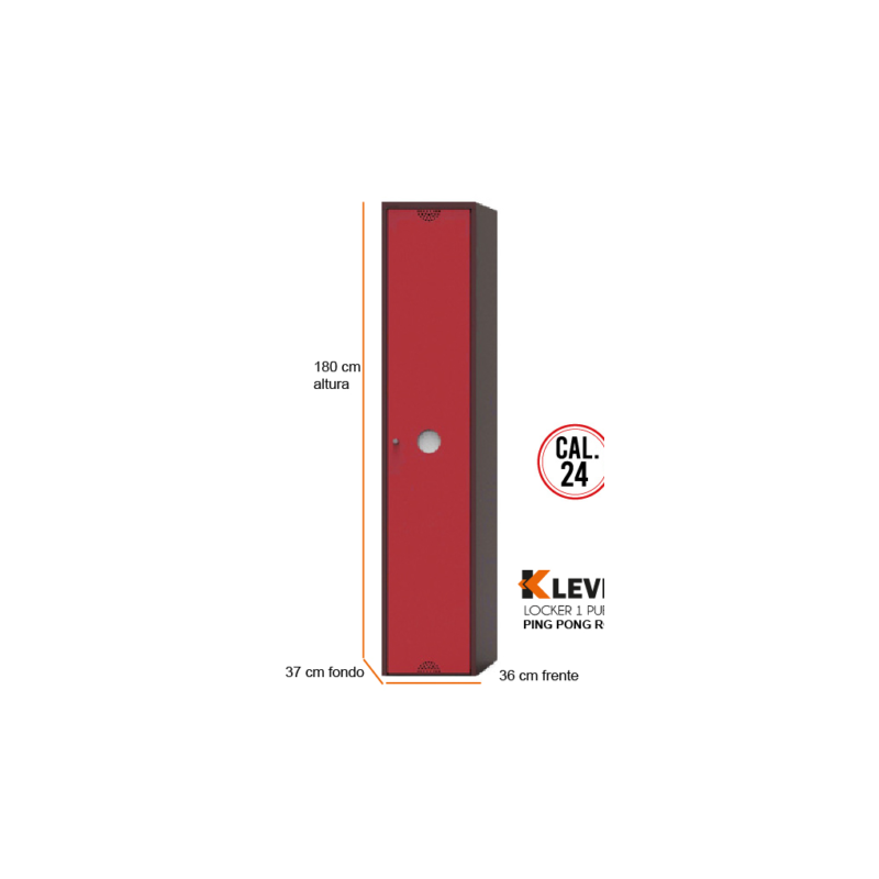 LOCKER PING PONG 1 PUERTA RO
