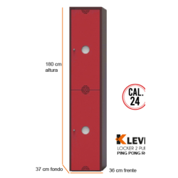 LOCKER PING PONG 2 PUERTAS RO