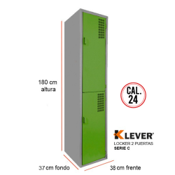 LOCKER 2 PUERTAS SERIE C