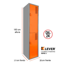 LOCKER 2 PUERTAS SERIE C