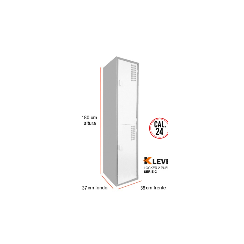 LOCKER 2 PUERTAS SERIE C