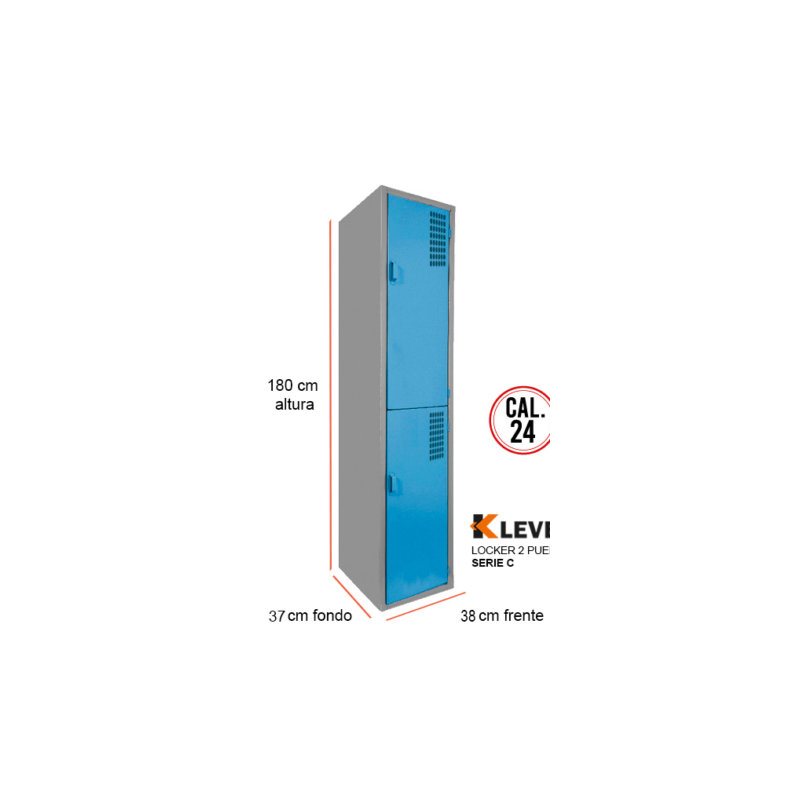 LOCKER 2 PUERTAS SERIE C
