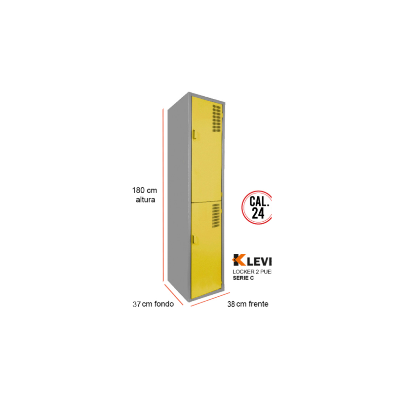 LOCKER 2 PUERTAS SERIE C