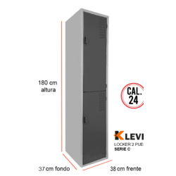 LOCKER 2 PUERTAS SERIE C