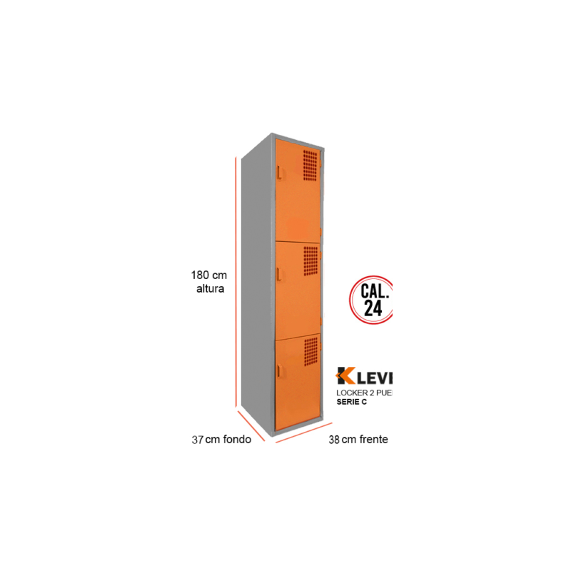 LOCKER 3 PUERTAS SERIE C