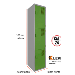 LOCKER 3 PUERTAS SERIE C