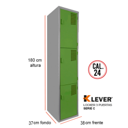 LOCKER 3 PUERTAS SERIE C