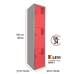LOCKER 3 PUERTAS SERIE C