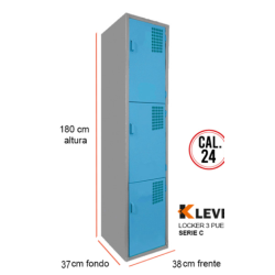 LOCKER 3 PUERTAS SERIE C
