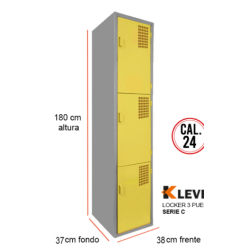 LOCKER 3 PUERTAS SERIE C