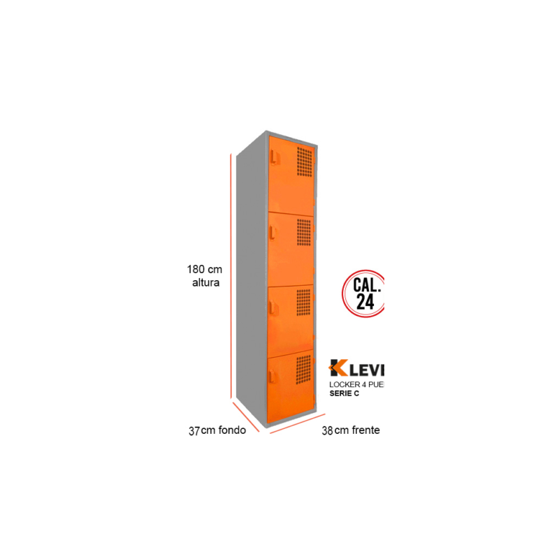 LOCKER 4 PUERTAS SERIE C