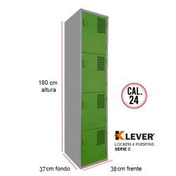 LOCKER 4 PUERTAS SERIE C