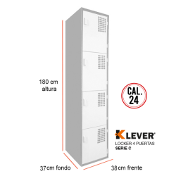 LOCKER 4 PUERTAS SERIE C