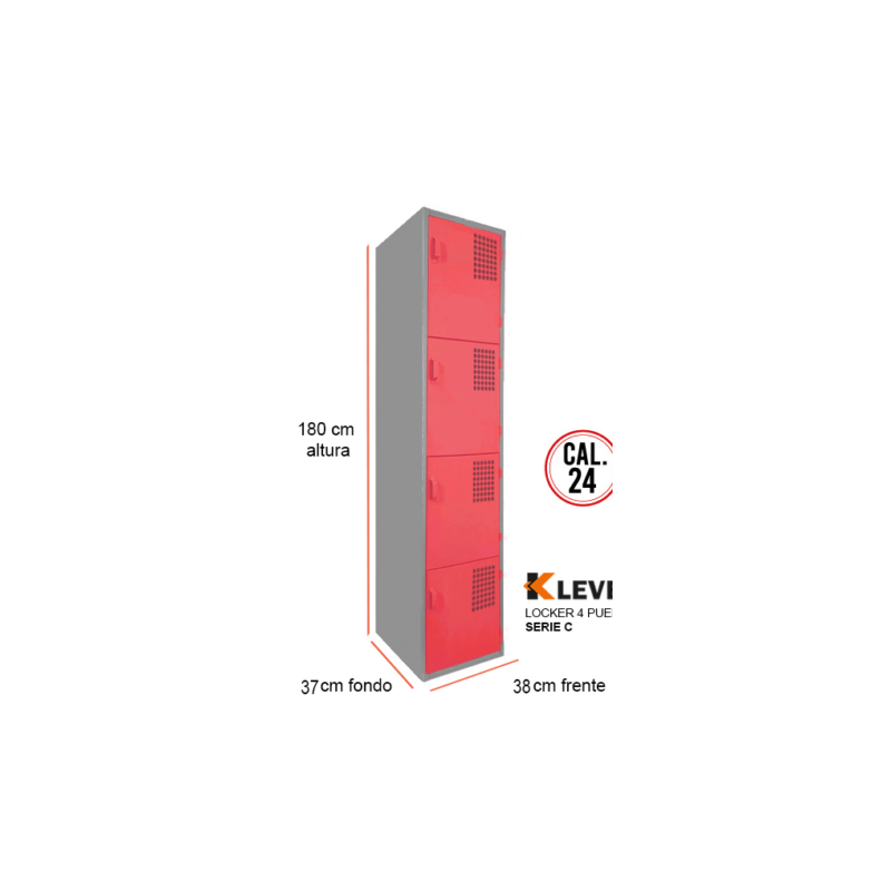 LOCKER 4 PUERTAS SERIE C