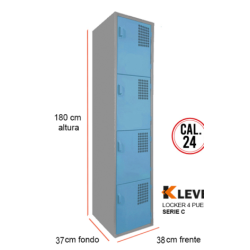 LOCKER 4 PUERTAS SERIE C