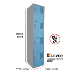 LOCKER 4 PUERTAS SERIE C