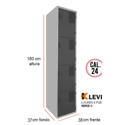LOCKER 4 PUERTAS SERIE C