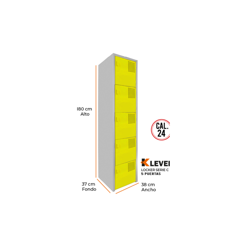 LOCKER 5 PUERTAS SERIE C
