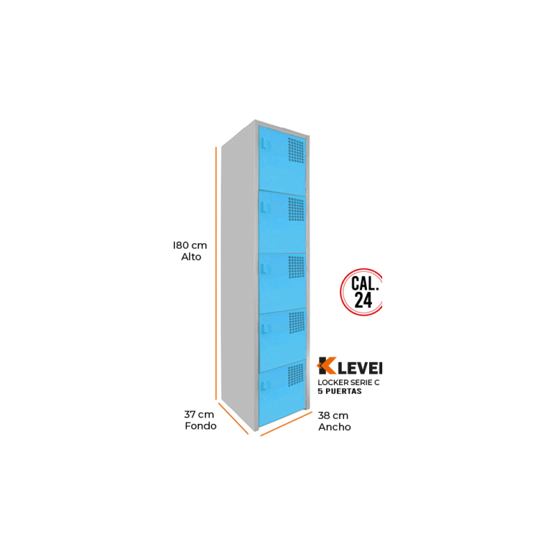 LOCKER 5 PUERTAS SERIE C