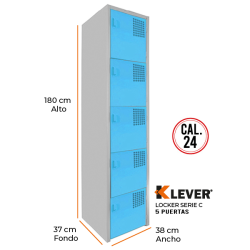 LOCKER 5 PUERTAS SERIE C