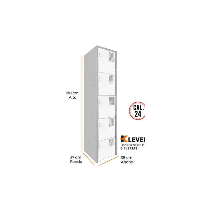 LOCKER 5 PUERTAS SERIE C