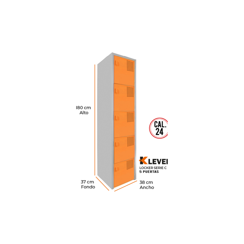 LOCKER 5 PUERTAS SERIE C