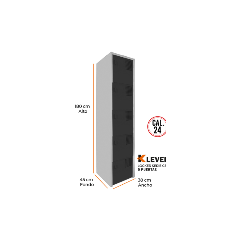 LOCKER 5 PUERTAS SERIE CB