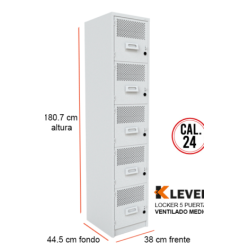 VENTILADO MEDIO C 5 PUERTAS