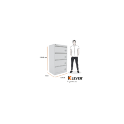 VICKEN 4 GAVETAS HORIZONTAL