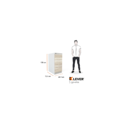 VICKEN 3 GAVETAS LAMINADO