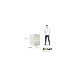 VICKEN 2 GAVETAS LAMINADO