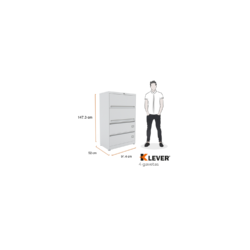VICKEN 4 GAVETAS COMBINADO