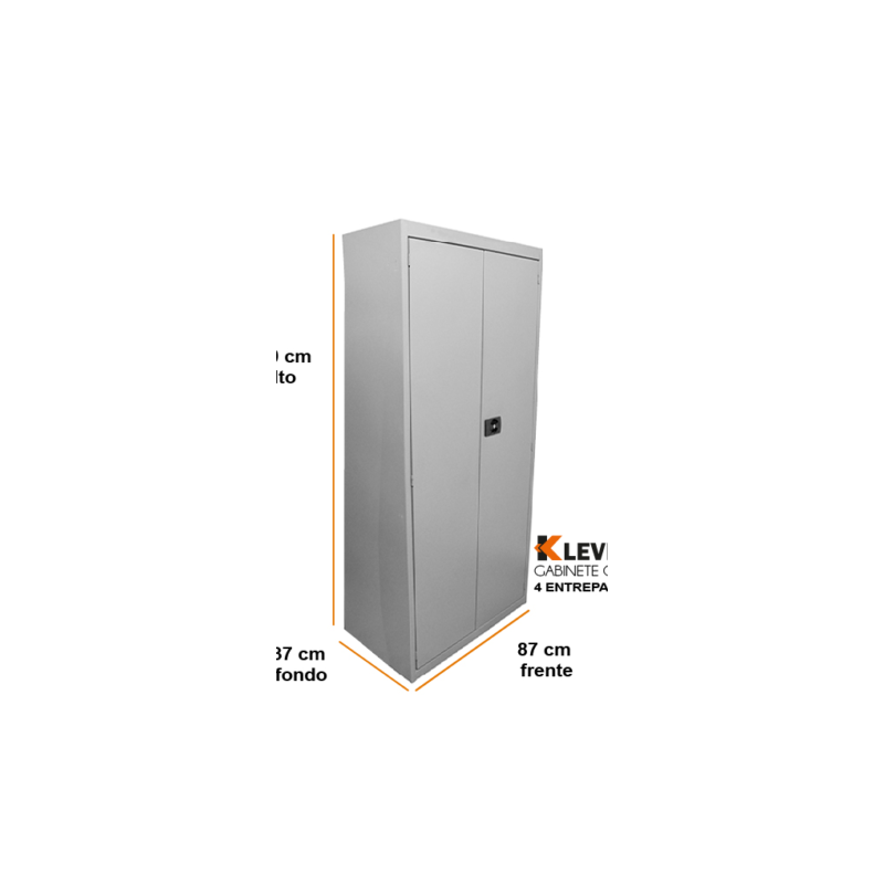 GABINETE 4 ENTREPAÑOS GRIS